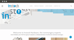 Desktop Screenshot of instockhardware.co.uk