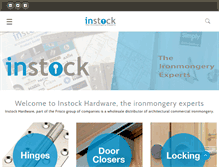 Tablet Screenshot of instockhardware.co.uk
